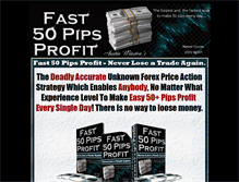 Tablet Screenshot of fast50pipsprofit.com